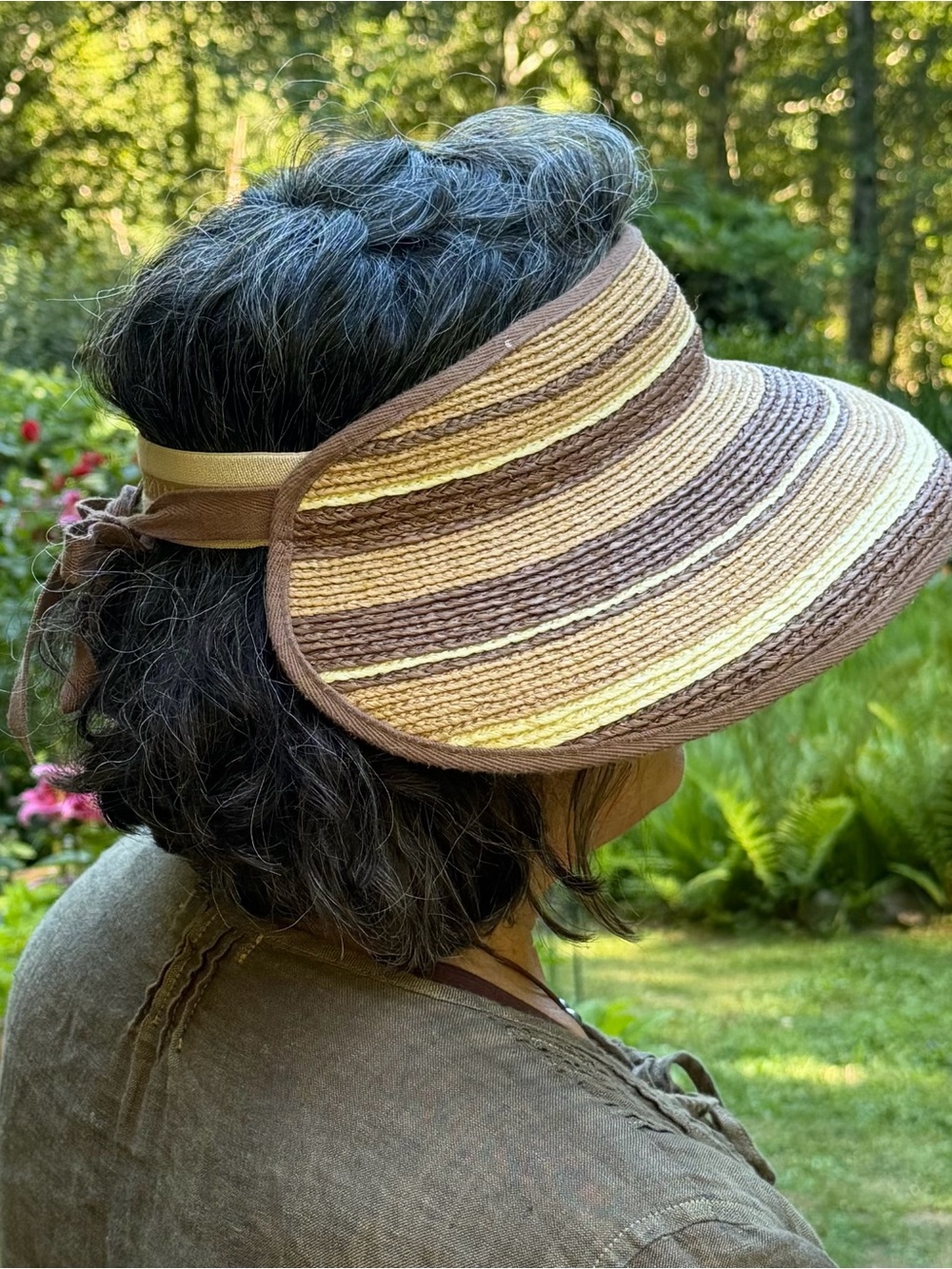 Helen Kaminski raffia visor - Picture 3 of 8
